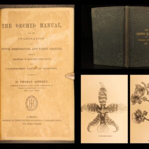 1861 – The Orchid Manual – Thomas Appleby | First Edition Botany & Flower Guide