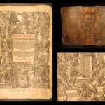 1578 – Works of Flavius Josephus | Huge German Folio | Illustrated Woodcuts