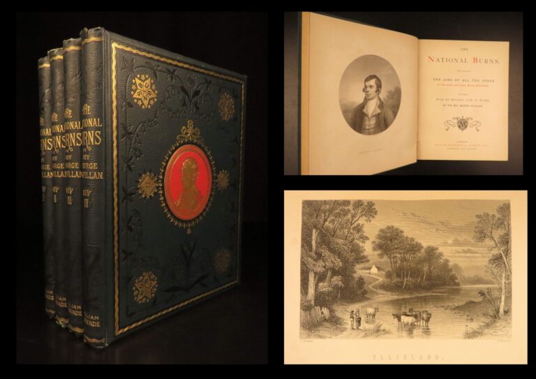 Image of The National Burns – Rev. George Gilfillan – c.1880 | Scottish Poetry, Illustrated