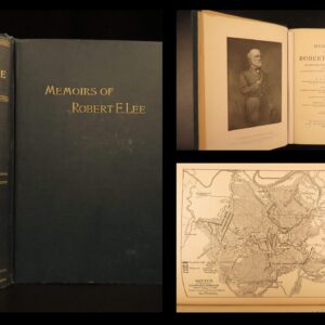 Memoirs of Robert E. Lee – A. L. Long – 1887 | First Edition, Illustrated, Maps and Plates