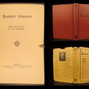 Barbed Arrows – C. H. Spurgeon – 1896 | Original Dust Jacket, Evangelical Classic