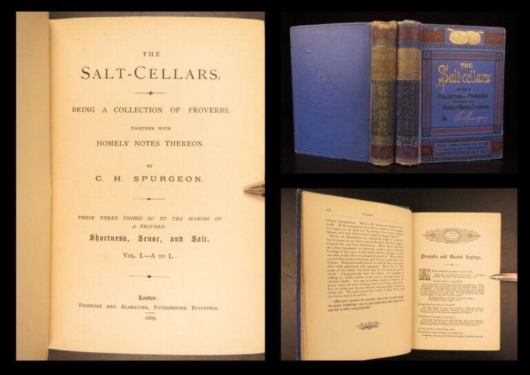 Image of The Salt-Cellars – C.H. Spurgeon – 1889 | Proverbs with Commentary
