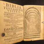 1677 – Biblia Testamenti Veteris – David Clodius | Complete Hebrew Masoretic Bible