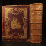 1849 – The Holy Bible | Enormous Illustrated Victorian Bible | Full-Page Engravings