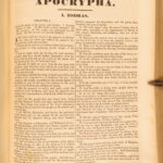 1849 – The Holy Bible | Enormous Illustrated Victorian Bible | Full-Page Engravings