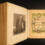 1849 – The Holy Bible | Enormous Illustrated Victorian Bible | Full-Page Engravings