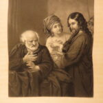 1849 – The Holy Bible | Enormous Illustrated Victorian Bible | Full-Page Engravings