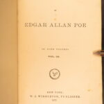 1876 Edgar Allan Poe Raven Bells Poetic OCCULT Horror Poetry Arthur Gordon Pym