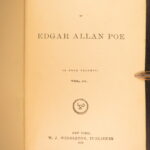 1876 Edgar Allan Poe Raven Bells Poetic OCCULT Horror Poetry Arthur Gordon Pym