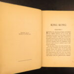 1932 – King Kong – Delos Lovelace | First Edition – Famous SciFi Monsters!