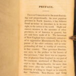1829 – Connecticut | First Edition – Blue Laws, Witchcraft, Indian Rituals | anti-Colonial