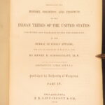 Information Respecting the Indian Tribes – Schoolcraft – 1853–1856 | 5v, Maps