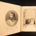 1860 – The Royal Family Bible | Stunning Gilt Leather with Maps and Plates