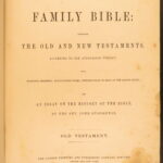 1860 – The Royal Family Bible | Stunning Gilt Leather with Maps and Plates