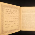 1860 – The Royal Family Bible | Stunning Gilt Leather with Maps and Plates