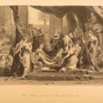 1860 – The Royal Family Bible | Stunning Gilt Leather with Maps and Plates