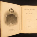 Personal Memoirs of U.S. Grant – Ulysses S. Grant – 1885–86 | First Edition in Original Leather