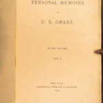 Personal Memoirs of U.S. Grant – Ulysses S. Grant – 1885–86 | First Edition in Original Leather