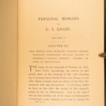 Personal Memoirs of U.S. Grant – Ulysses S. Grant – 1885–86 | First Edition in Original Leather