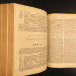 1850 – Self-Interpreting Bible – John Brown | Beautiful, Stunning Gilt Leather Binding