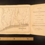 1851 – Indians of Connecticut – de Forest | First Edition Illustrated with Folding Map