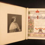 1875 – History of Scotland – Tytler | Maps, Portraits & Cathedrals – 9v Set