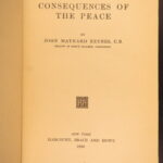 1920 – Economic Consequences of Peace – Keynes | First American Edition