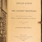 1854 – Ancient Egyptians – Wilkinson | Illustrated with 500+ Woodcuts, 2v set