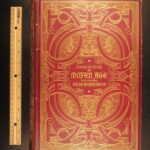 1877 – Sciences & Lettres of Middle Ages – Paul Lacroix | Chromolithographs, Gilt Binding