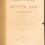 1877 – Sciences & Lettres of Middle Ages – Paul Lacroix | Chromolithographs, Gilt Binding