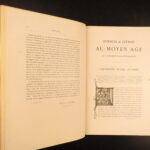 1877 – Sciences & Lettres of Middle Ages – Paul Lacroix | Chromolithographs, Gilt Binding