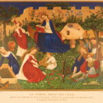 1877 – Sciences & Lettres of Middle Ages – Paul Lacroix | Chromolithographs, Gilt Binding