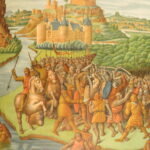 1877 – Sciences & Lettres of Middle Ages – Paul Lacroix | Chromolithographs, Gilt Binding