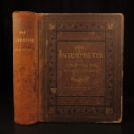 1874 RARE Charles Spurgeon 1ed The Interpreter Bible Commentary HUGE Devotional