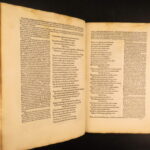 1485 – Martial – Epigrammata | Venice Incunable Folio – Calderinus Commentary