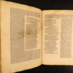 1485 – Martial – Epigrammata | Venice Incunable Folio – Calderinus Commentary