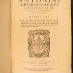 1586 – Saint Antoninus – Chronicorum | World History – Dominican, Bible Teaching