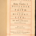 1662 – King Charles I Eikon Basilike | English Civil War | First Edition Folio