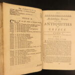 1715 – Antiquities of Greece – John Potter | Illustrated Greek Ruins & Battles
