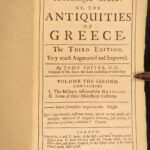 1715 – Antiquities of Greece – John Potter | Illustrated Greek Ruins & Battles