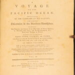 1784 1ed Capt James Cook Pacific Voyage Illustrated MAPS Eskimos Hawaii 3v SET