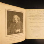 1798 – Samuel Johnson English Dictionary | Dublin Ireland, Two-Volume Set
