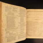 1798 – Samuel Johnson English Dictionary | Dublin Ireland, Two-Volume Set