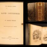 1850 David Copperfield 1ed Charles Dickens Illustrated English Browne Literature