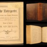 1874 RARE Charles Spurgeon 1ed The Interpreter Bible Commentary HUGE Devotional