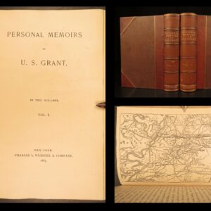 Personal Memoirs of U.S. Grant – Ulysses S. Grant – 1885–86 | First Edition in Original Leather