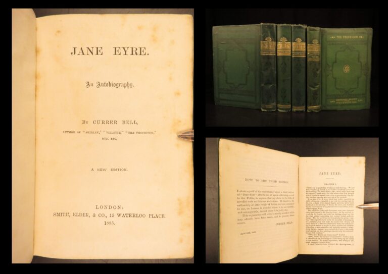 Image of 1869-86 – Works of Charlotte Bronte | Villette, Professor, Shirley & Jane Eyre