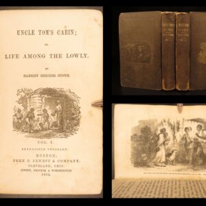 Uncle Tom’s Cabin – Harriet Beecher Stowe – 1852 | First Edition