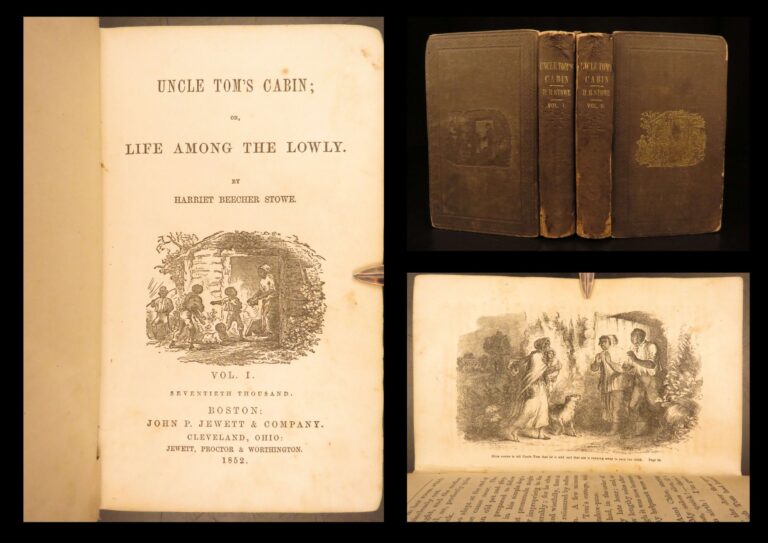 Image of Uncle Tom’s Cabin – Harriet Beecher Stowe – 1852 | First Edition