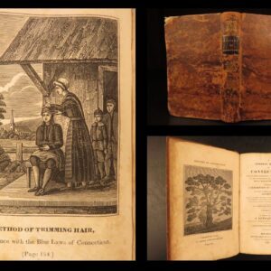 1829 – Connecticut | First Edition – Blue Laws, Witchcraft, Indian Rituals | anti-Colonial